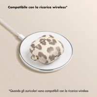Selencia Cover Sabi stampa pantera Apple AirPods 5 / 4 - Soft Ivory