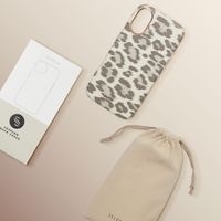 Selencia Cover Sabi Stampa pantera con MagSafe Apple iPhone 16 - Soft Ivory
