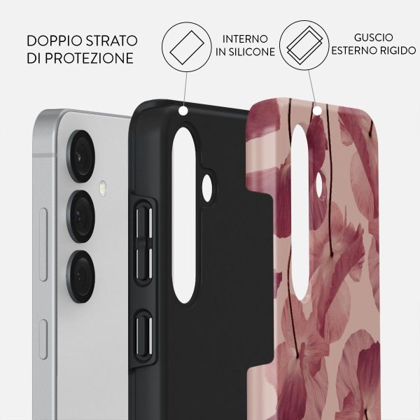 Burga Cover Posteriore Resistente Samsung Galaxy S25 Plus - Tender Kiss