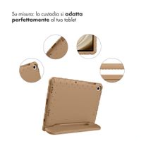 imoshion Cover Posteriore Kidsproof con Maniglia Samsung Galaxy Tab A11 Plus / A9 Plus - Beige