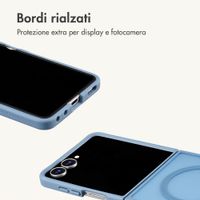 imoshion Cover posteriore Color Guard con MagSafe Samsung Galaxy Z Flip 8 - Azzurro