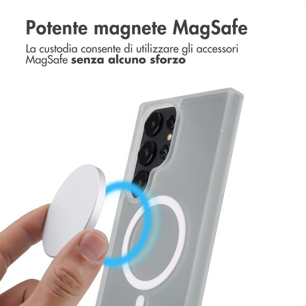 imoshion Cover posteriore Color Guard con MagSafe Samsung Galaxy S24 Ultra - Bianco