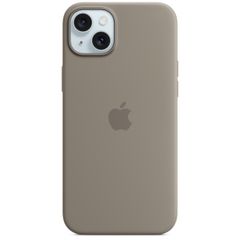 Apple Cover Posteriore in Silicone con MagSafe Apple iPhone 15 Plus - Clay