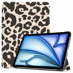 imoshion Cover Trifold Design Apple iPad Air 13 pollici (2026) M4 / (2025) M3 / (2024) M2 - Leopard