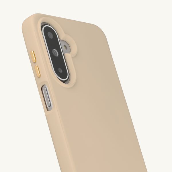 Selencia Cover posteriore Rivièra con MagSafe con ganci rimovibili Samsung Galaxy A17 (5G) / (4G) - Milky Latte