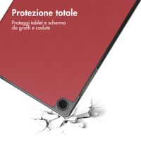imoshion Cover a libro Trifold Samsung Galaxy Tab A11 Plus - Bordeaux