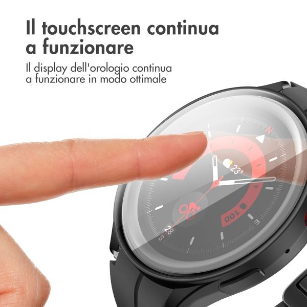 imoshion Cover rigida integrale Samsung Galaxy Watch 5 - 40 mm - Nero