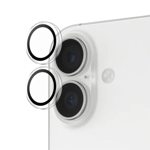 PanzerGlass Pellicoprotettiva fotocamera Hoops Optic Rings Apple iPhone 17 - Trasparente