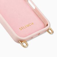 Selencia Cover posteriore Rivièra con MagSafe con ganci rimovibili Apple iPhone 16 Pro Max - Sorbet Pink