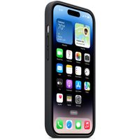 Apple Cover Posteriore in Pelle con MagSafe Apple iPhone 14 Pro - Midnight