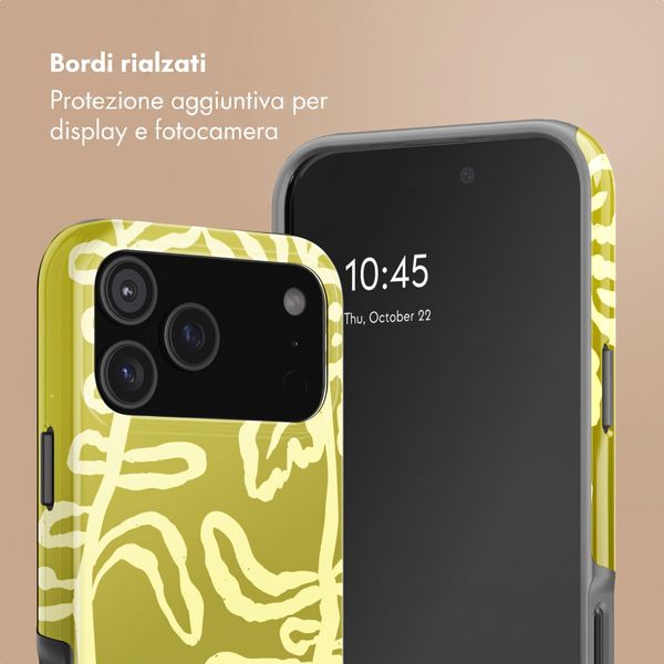 Selencia Cover posteriore Vivid con MagSafe Apple iPhone 18 Pro Max / 17 Pro Max - Chalky Bloom