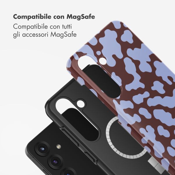 Selencia Cover posteriore Vivid con MagSafe Samsung Galaxy S25 - Moo'd Lavender Glow