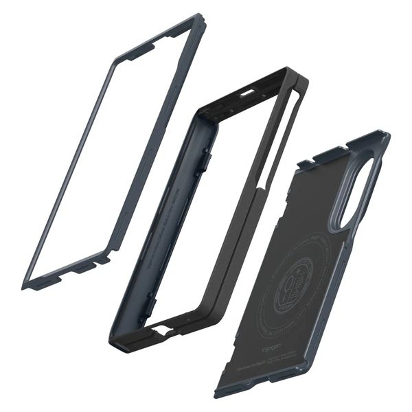 Spigen Cover Posteriore Slim Armor Pro Samsung Galaxy Z Fold 8 - Metal Slate