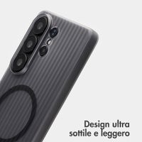 Accezz Cover Lite con MagSafe | Fluted | Samsung Galaxy S26 Ultra - Grigio
