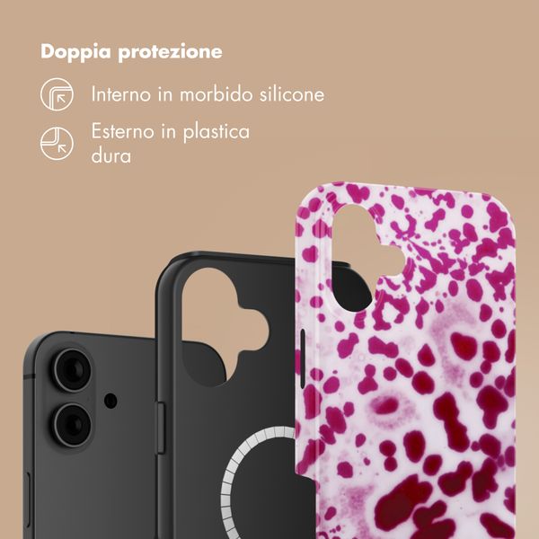 Selencia Cover posteriore Vivid con MagSafe Apple iPhone 16 - Cosmic Orchid