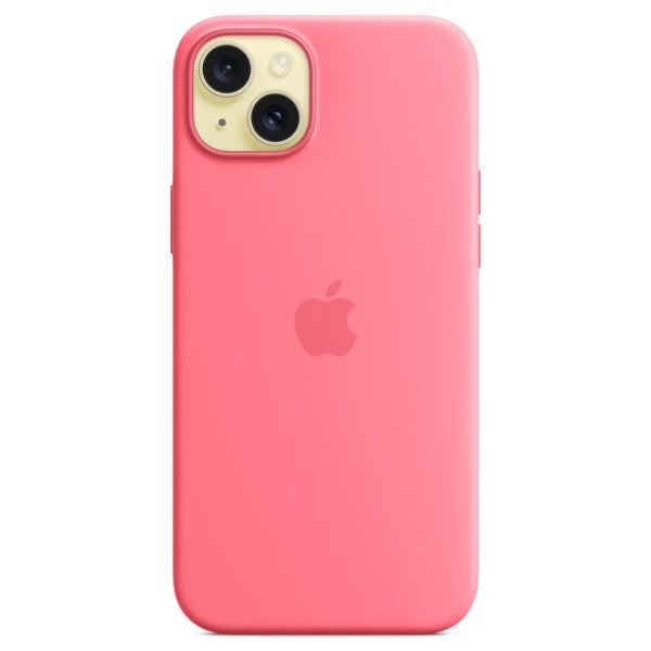Apple Cover Posteriore in Silicone con MagSafe Apple iPhone 15 Plus - Rosa