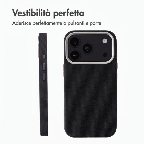 Accezz Cover Mesh con MagSafe Apple iPhone 17 Pro - Nero