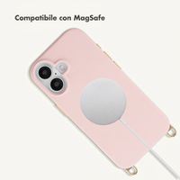 Selencia Cover posteriore Rivièra con MagSafe con ganci rimovibili Apple iPhone 16 - Sorbet Pink