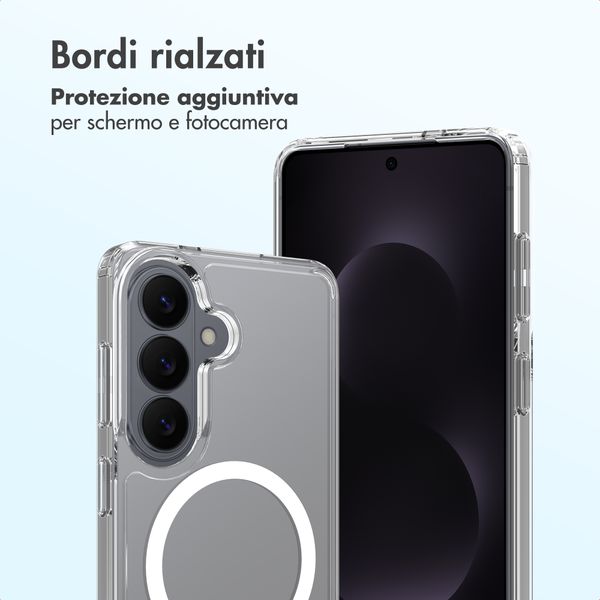 Accezz Cover posteriore Xtreme Impact con MagSafe Samsung Galaxy S26 - Trasparente
