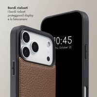Selencia Cover per telefono Nova con cordino e portacarte Apple iPhone 17 Pro Max - Mocha Brown