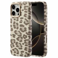 Selencia Cover Sabi Stampa pantera con MagSafe Apple iPhone 16 Pro Max - Soft Ivory