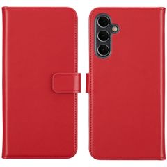 Selencia Cover a libro in vera pelle Samsung Galaxy A16 - Rosso