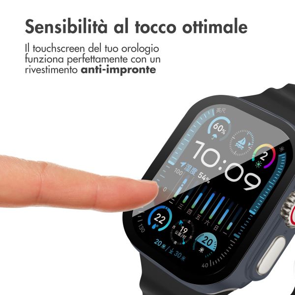 imoshion Cover rigida integrale Apple Watch Ultra / Ultra 2 / Ultra 3 - 49 mm - Blu scuro