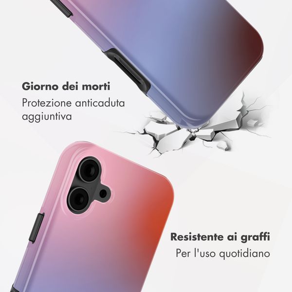 Selencia Cover posteriore Vivid con MagSafe Apple iPhone 16 - Gradient Soft Blush