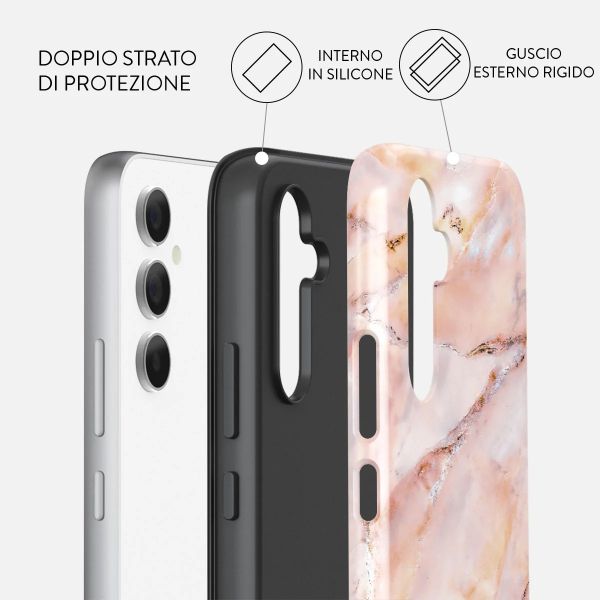 Burga Cover Posteriore Resistente Samsung Galaxy A55 - Morning Sunshine