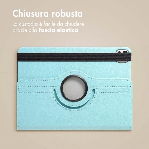 imoshion Cover Girevole a 360° Apple iPad Pro 11 (2025) M5 / (2024) M4 - Azzurro