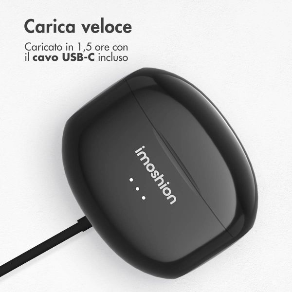 imoshion Aura Pro Auricolari in-ear wireless - Cancellazione attiva del rumore (ANC) - Nero