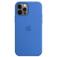 Apple Cover Posteriore in Silicone con MagSafe Apple iPhone 12 (Pro) - Capri Blue