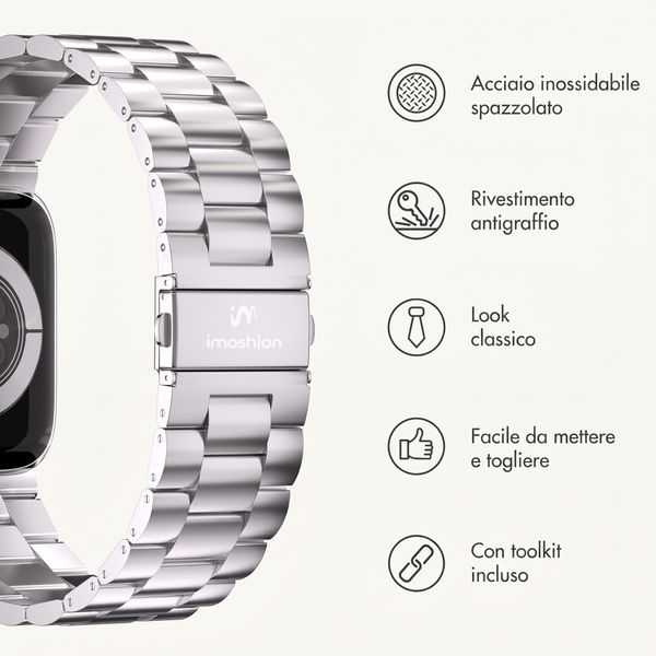 imoshion Cinturino in acciaio Apple Watch | 38/40/41/42 mm - Argento