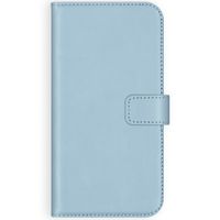 Selencia Cover a libro in vera pelle Apple iPhone 11 - Air Blue