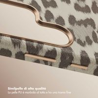 Selencia Cover Sabi Stampa pantera con MagSafe Samsung Galaxy S25 Ultra - Soft Ivory
