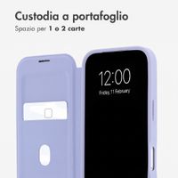 imoshion Bookcase trasparente con MagSafe Apple iPhone 18 Pro / 17 Pro - Lilla