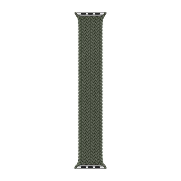Apple Cinturino Solo intrecciato Apple Watch | 38/40/41/42 mm - Taglia 1 - Inverness Green