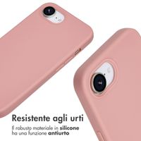 imoshion Cover in Silicone con Cordino Apple iPhone 17e / 16e - Sand Pink
