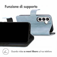 imoshion Cover a libro di Lusso Samsung Galaxy A27 (5G) - Azzurro