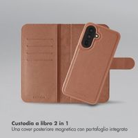 Selencia Libreria rimovibile Olyn con MagSafe Samsung Galaxy A37 (5G) - Marrone