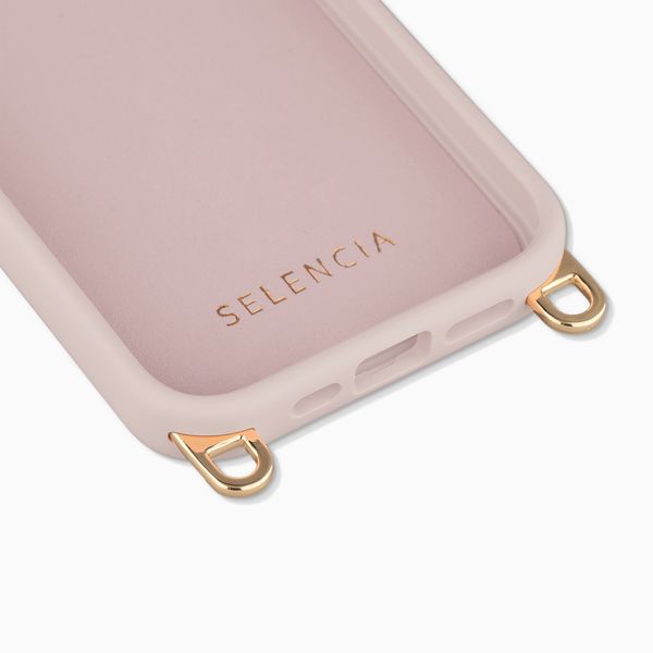Selencia Rivièra MagSafe Backcover met afneembare haakjes Apple iPhone 17e / 16e - Sorbet Pink