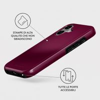 Burga Cover Posteriore Resistente con MagSafe Apple iPhone 17 - Dark Cherry