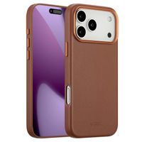 Accezz Cover in Pelle con MagSafe Apple iPhone 17 Pro Max - Sienna Brown
