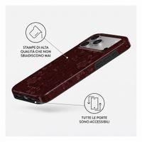 Burga Cover Posteriore Resistente con MagSafe Apple iPhone 18 Pro - Capulet