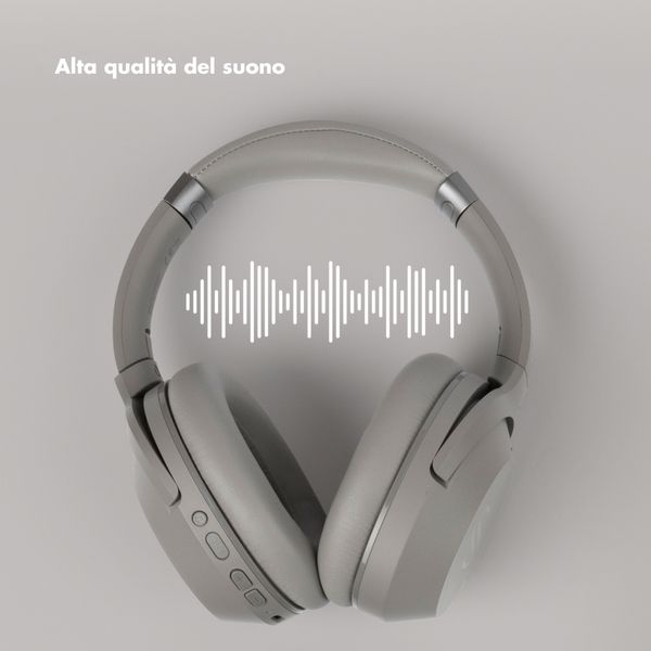 Selencia Cuffie wireless Urban Play - Cancellazione attiva del rumore (ANC) - Con custodia - Cosy Grey