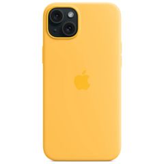 Apple Cover Posteriore in Silicone con MagSafe Apple iPhone 15 Plus - Sunshine