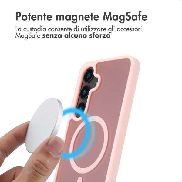 imoshion Cover posteriore Color Guard con MagSafe Samsung Galaxy S24 Plus - Rosa chiaro