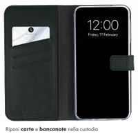 Selencia Cover a libro in vera pelle Samsung Galaxy A27 (5G) - Verde
