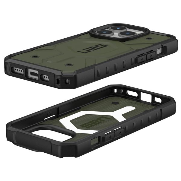 UAG Cover Posteriore Pathfinder con MagSafe Apple iPhone 15 Pro - Olive Drab