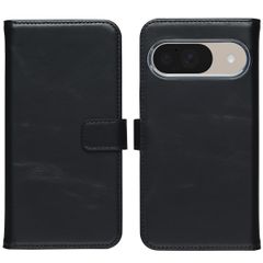 Selencia Cover a libro in vera pelle Google Pixel 10 / 10 Pro - Nero